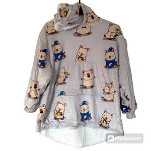 Super soft Wearable blanket hoodies child size